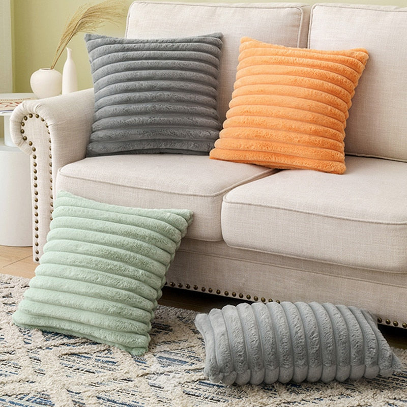 Carvallo Faux Kanin Kuddeöverdrag