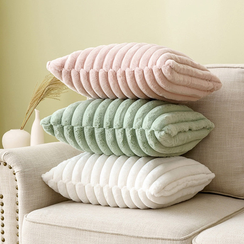 Carvallo Faux Kanin Kuddeöverdrag