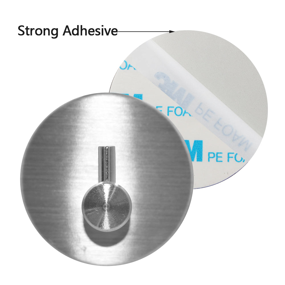 Carvallo – Självhäftande rostfria stål'hakar för badrum, kök och mer
