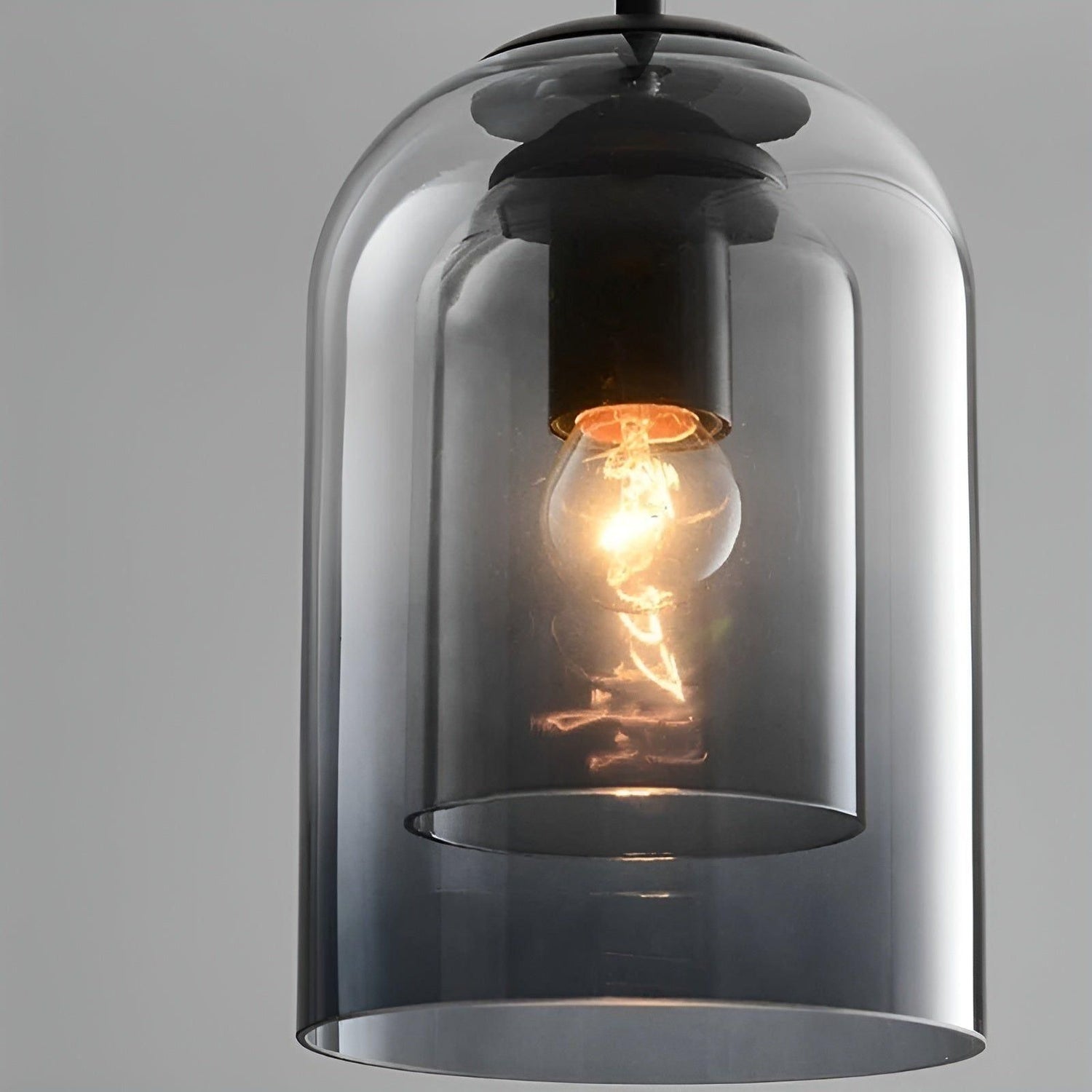 ScandiLume Light - Nordisk Postmodern Pendellampa med Dubbel Glas