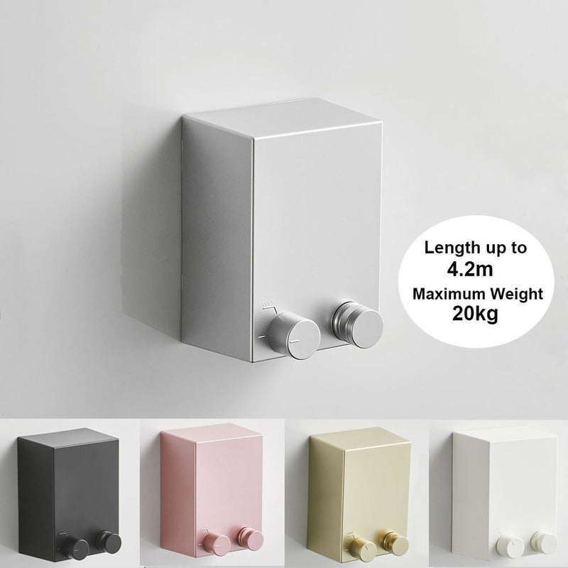 Carvallo tvättlina | Utsträckbar upp till 4,2 m | Montering utan borr | Rostfritt stål – Platsbesparande & Robust