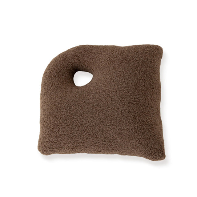 Oregelbunden Form Nordisk Abstrakt Stil Fylld Plysch Kudde