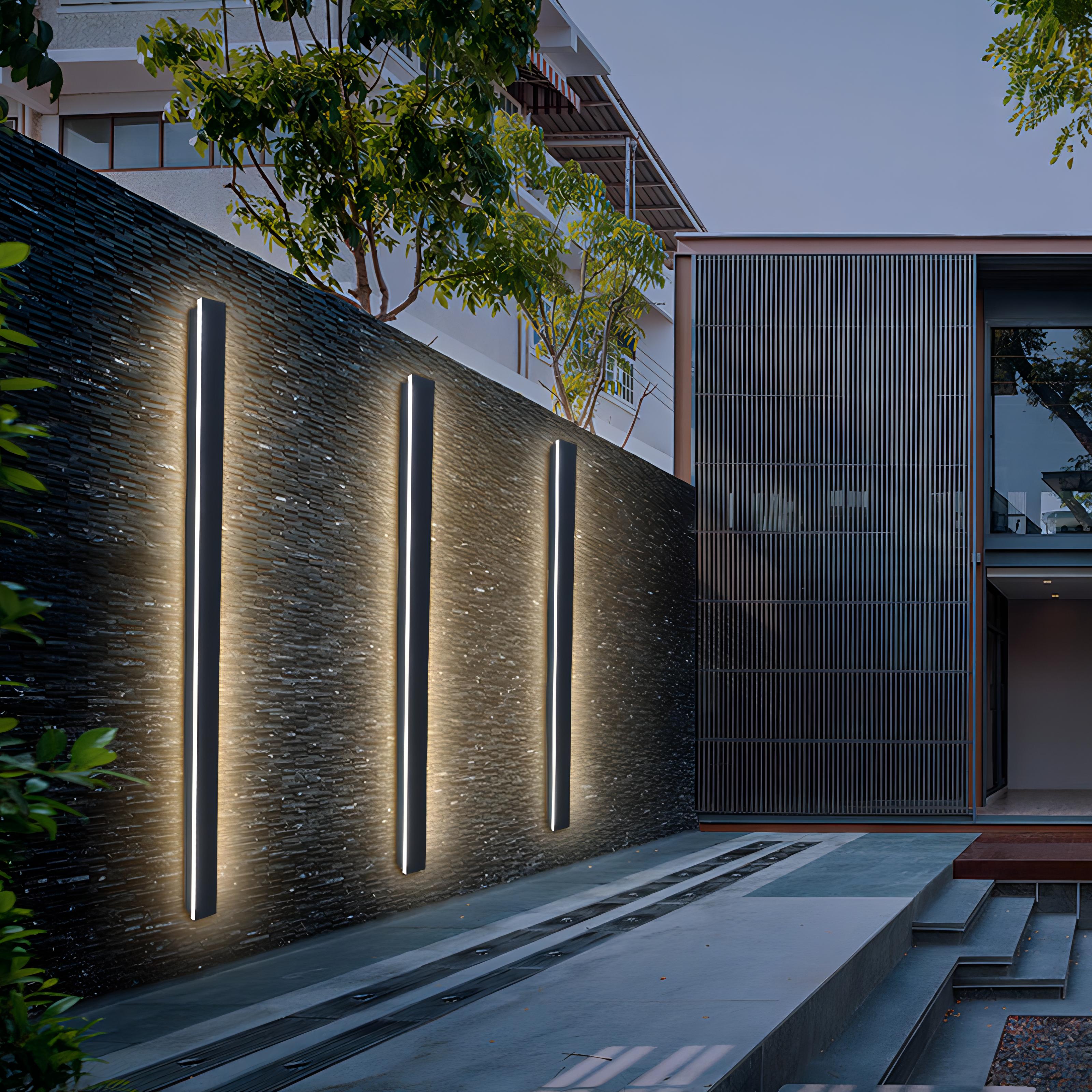 Rando - Modern Utomhus LED Smal Vägglampa för Belysning