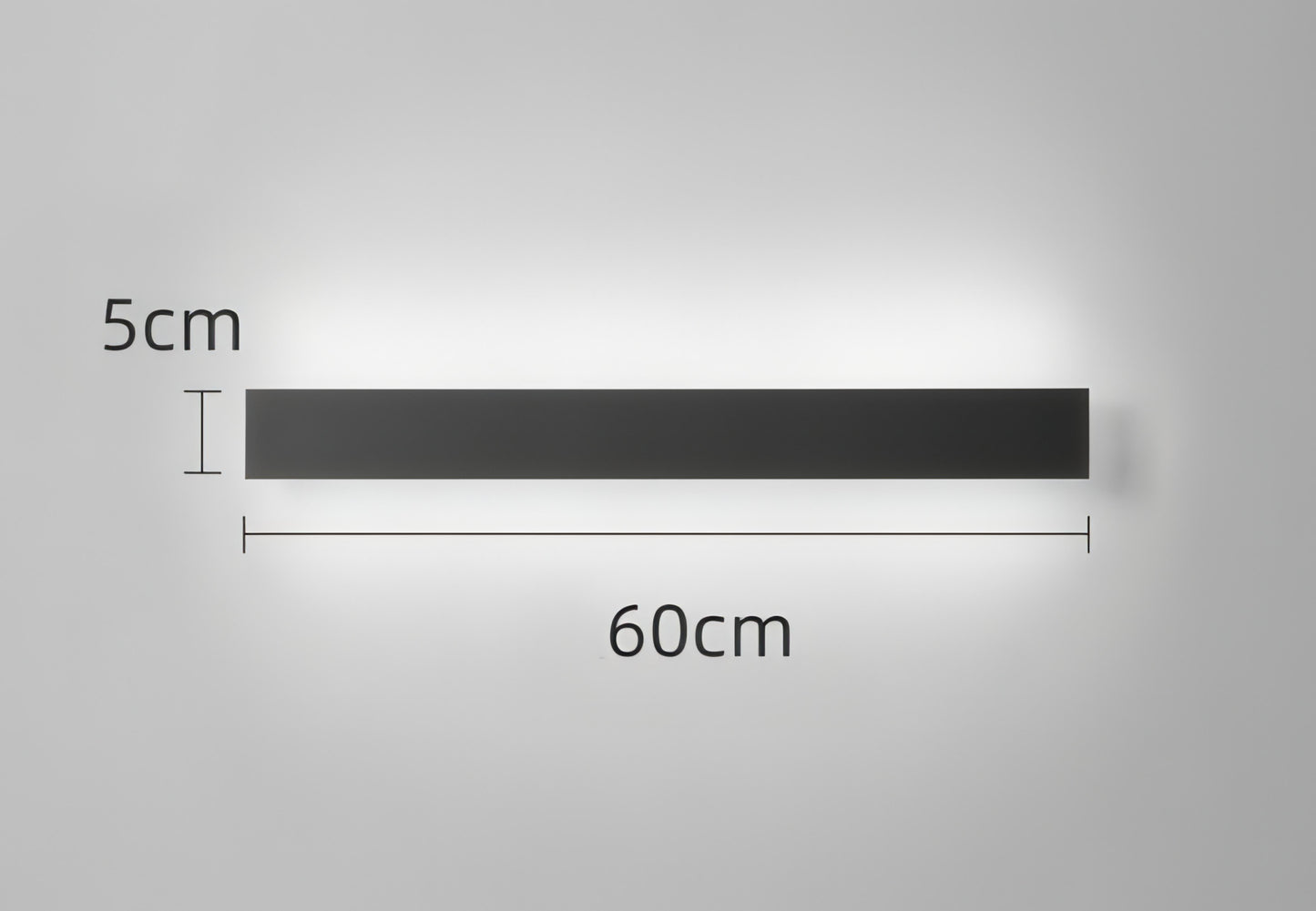 Rando - Modern Utomhus LED Smal Vägglampa för Belysning