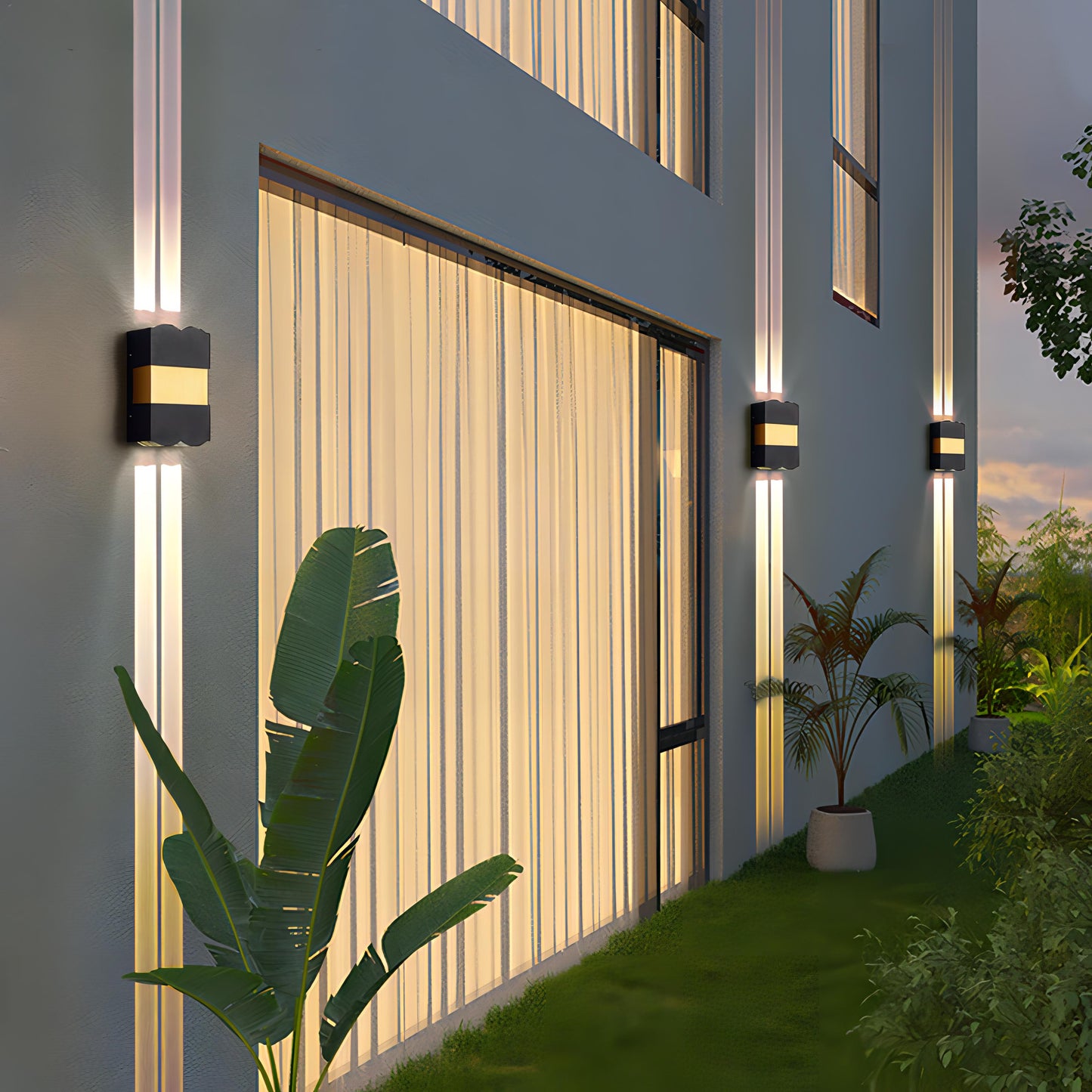 Vana - IP54 Vattentålig Utomhus Väggspotlight i Aluminium