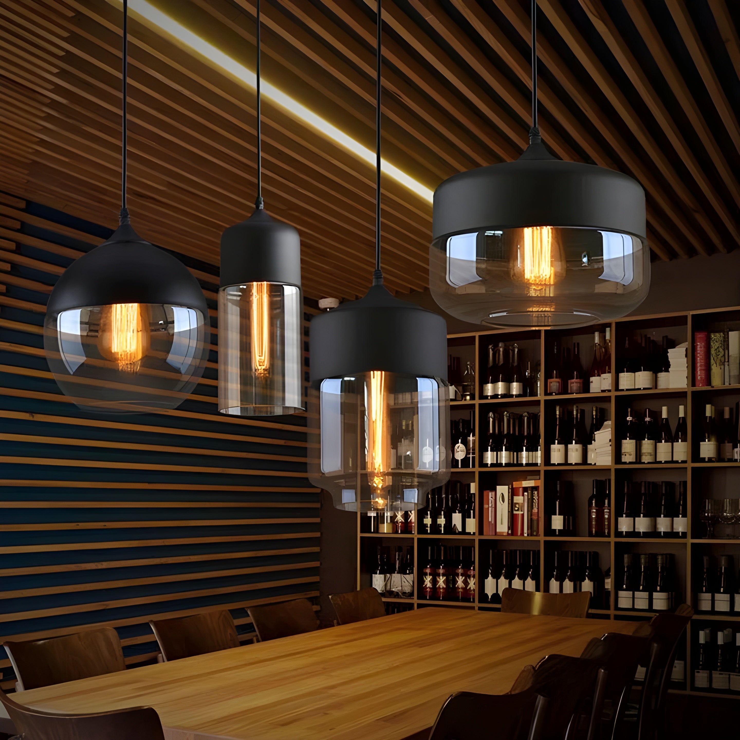 LED-Hänglampa i glas – Modern, skandinavisk design för stiliga vardagsrum