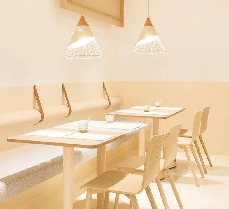 Samtida Hänglampa med Järnskärm - E27 Fäste