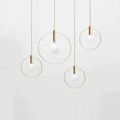 Skandinavisk Ring Hänglampan – Snygg Industriell Stil
