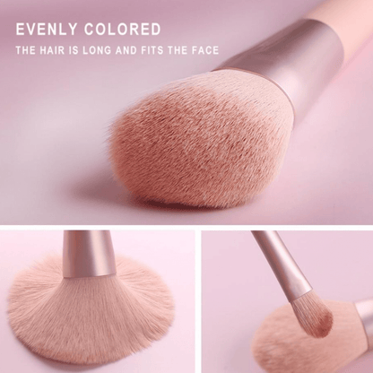 ProGlam Pinselset - 11-delad professionell makeupborste för en perfekt finish