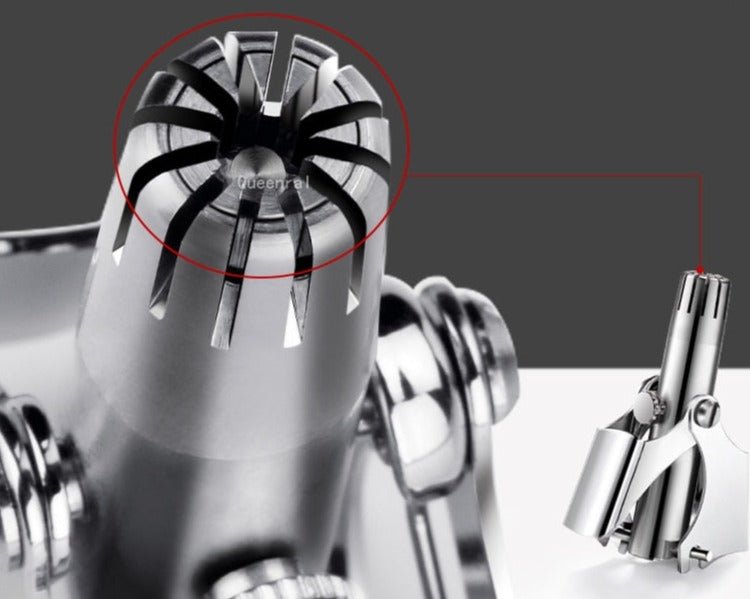 ProGroom - Näshårsutskärare i rostfritt stål för smärtfri grooming