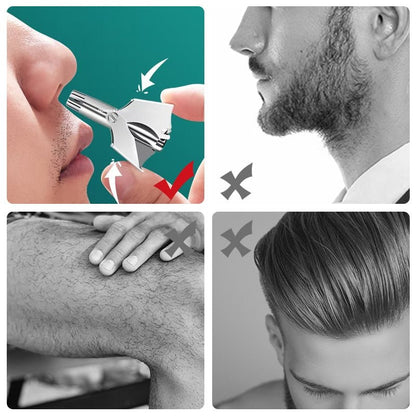 ProGroom - Näshårsutskärare i rostfritt stål för smärtfri grooming