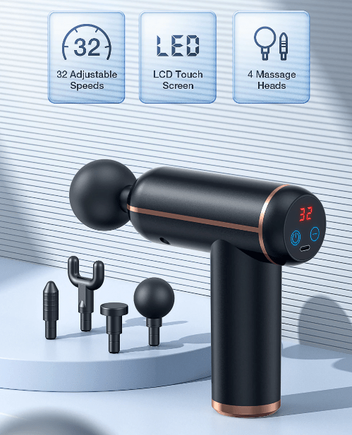 PROMASAGE - Kraftfull massagepistol för djupavkoppling av musklerna