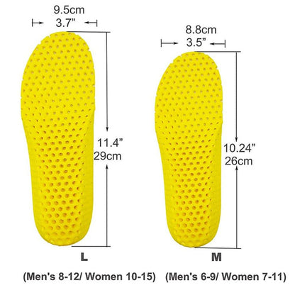 Prorunner innersulor - komfortinsatser för barfotaskor med ventilerande dämpning