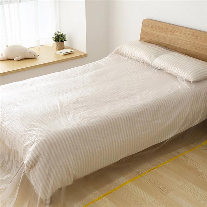 Skyddsplast med tejp – Rivstark yta för renovering och målningsarbete