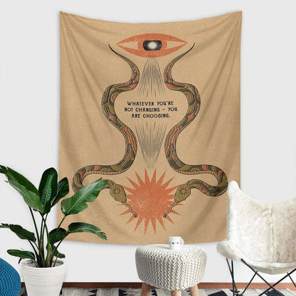 Psykedelisk Mandala Tapestry Vägghängande 100% Polyester