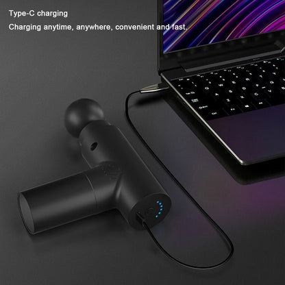 PulsePro Mini – Kompakt fascia pistol med 6 hastighetsinställningar &amp; 4 massagehuvuden