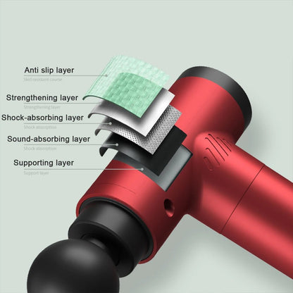 PulsePro Mini – Kompakt fascia pistol med 6 hastighetsinställningar &amp; 4 massagehuvuden