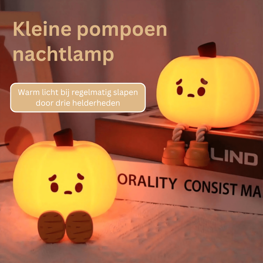 Pumpkinshape - Lugnande nattljus i pumpaform för avslappnad barnslummer.