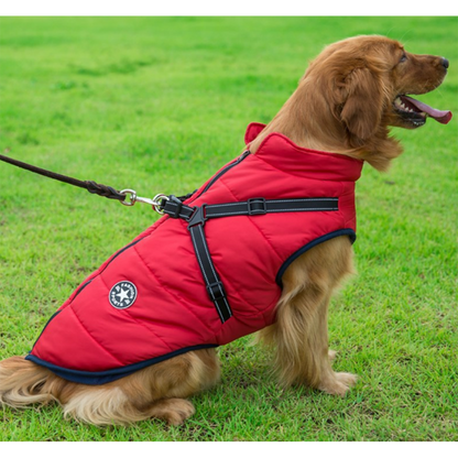 WoofGuard™ - Vattentät vinterjacka med integrerad sele