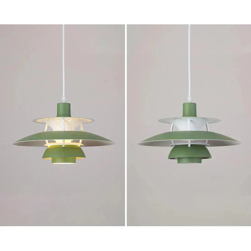 LED Hängande Lampa med Tygskärm