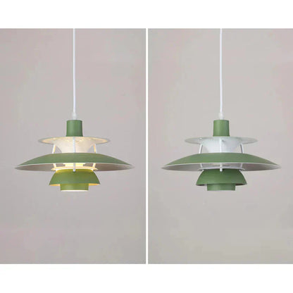 LED Hängande Lampa med Tygskärm