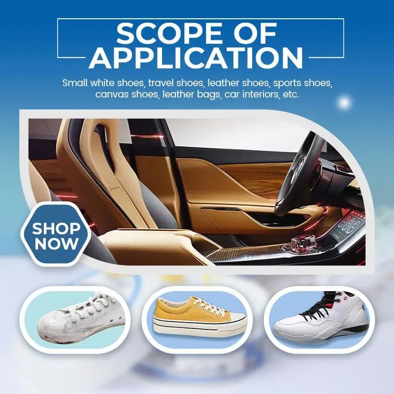 PURESTEP – Allround-vit skotvätt för fläckfria skor