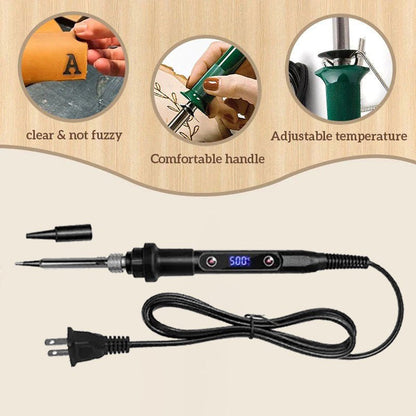 PYROCRAFT – DIY träbränningsset med 26 bokstavsgravyrmunstycken