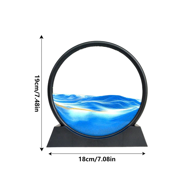 SereneFlow - förtrollande rörlig sandkonst för avkoppling