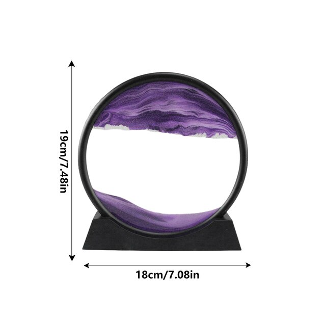 SereneFlow - förtrollande rörlig sandkonst för avkoppling