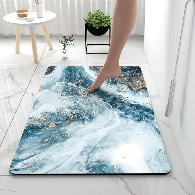 AquaArt Lyx Badmatta - Vattensugande och Snabbtorkande