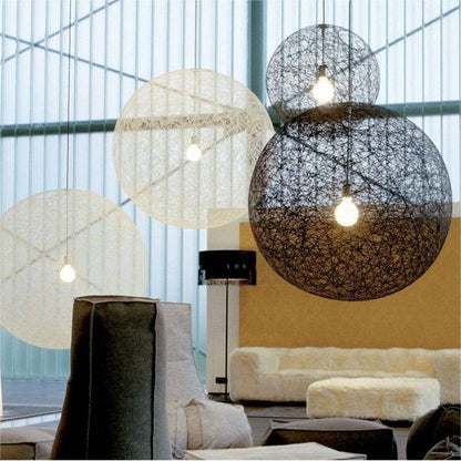 RandomGlow - Unik Slumptäckande Design Pendellampa För Moderna Interiörer