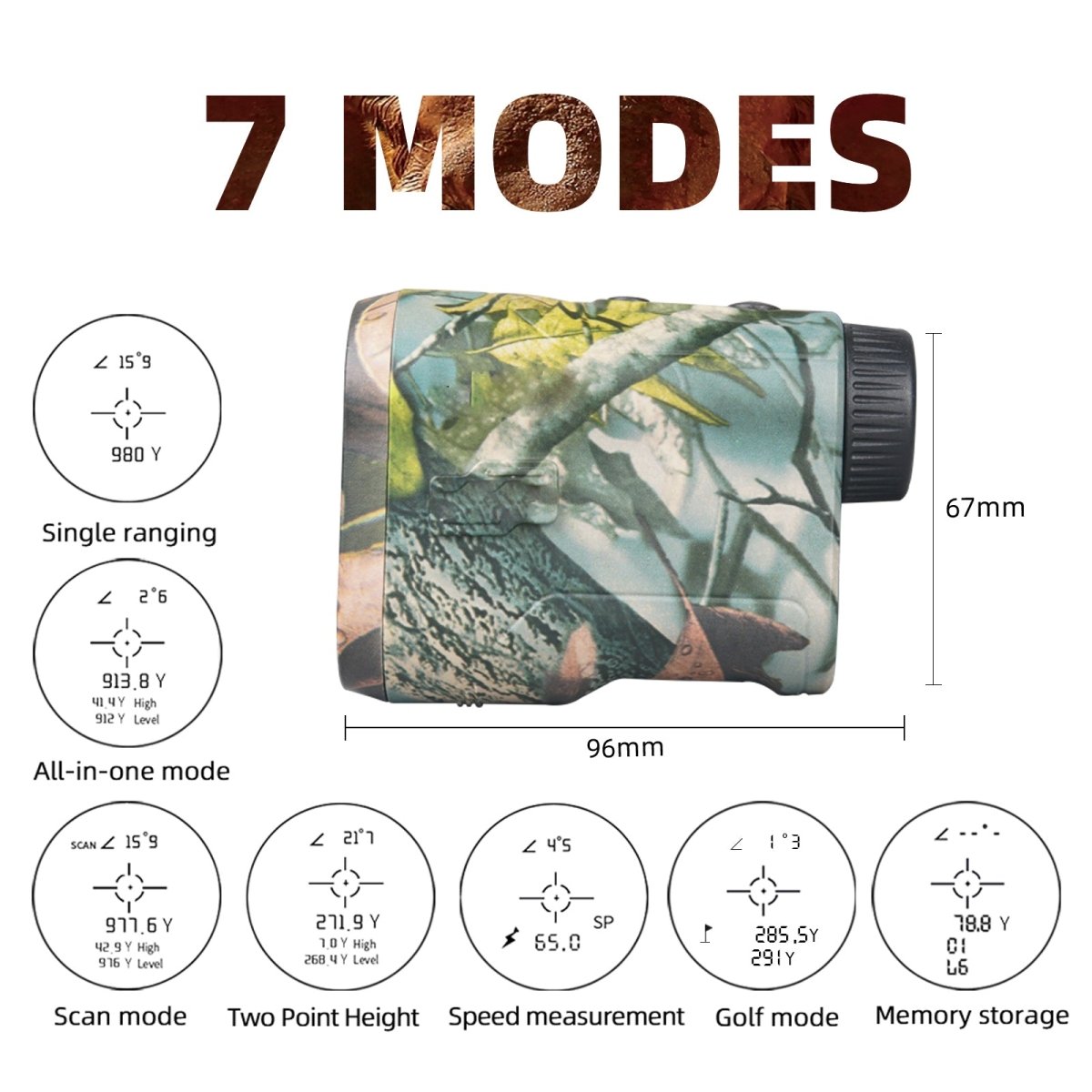 RANGEMAX – 1000 Yards avståndsmätare för jakt med precisa mätningar