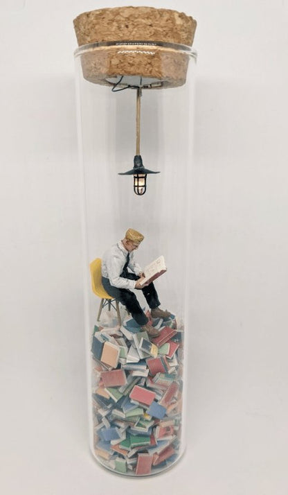 SculptedView - Konstnärlig Reagensrörsmonitor För Unik Inredning