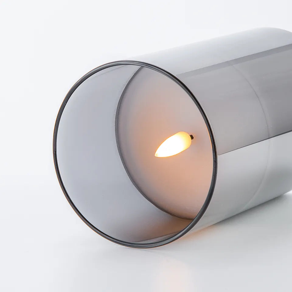 Ljuslykta Glas Bordslampa Set