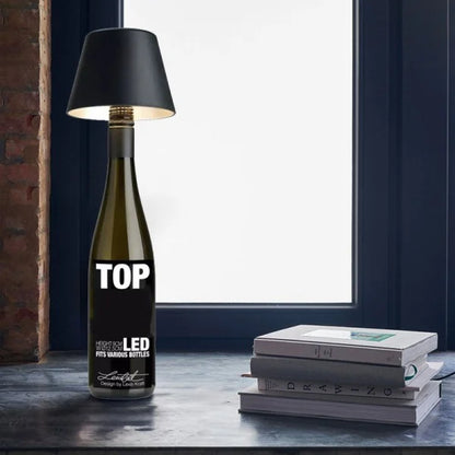LED Vinflaskbordslampa Skärm