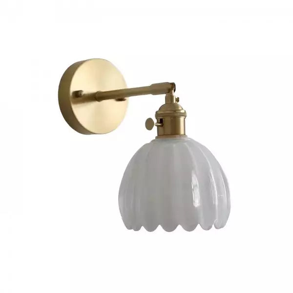 Retro Glasvägglampa – Vägglampa i Form av en Blomknopps Tulp