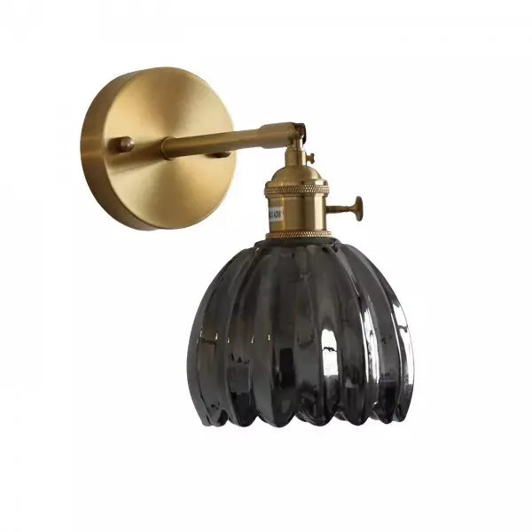 Retro Glasvägglampa – Vägglampa i Form av en Blomknopps Tulp
