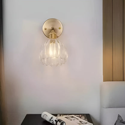 AuroraGlow Light - Modern Tulpan-Glas LED-Vägglampa