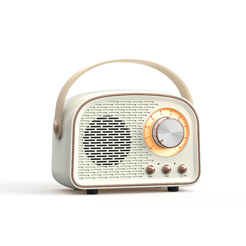 Bluetooth Högtalare Retro Trådlös Bärbar Radio
