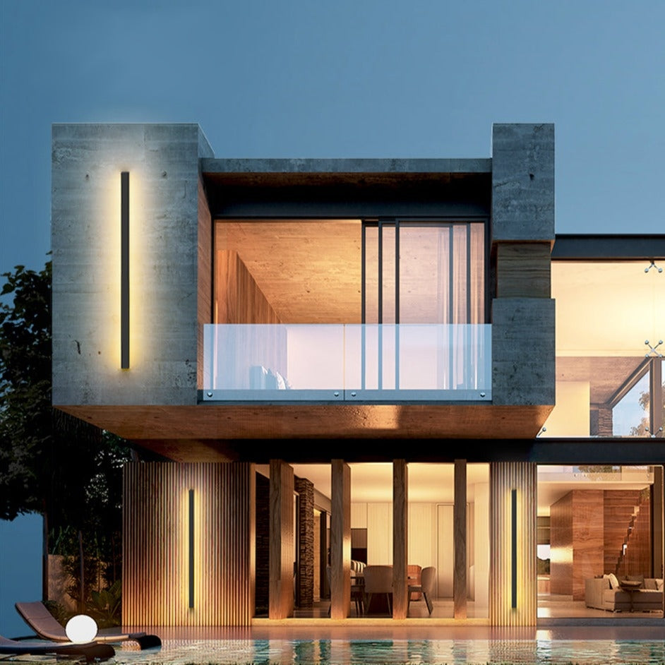 Utomhusvägglampa Aluminium Modern LED Vägglampa