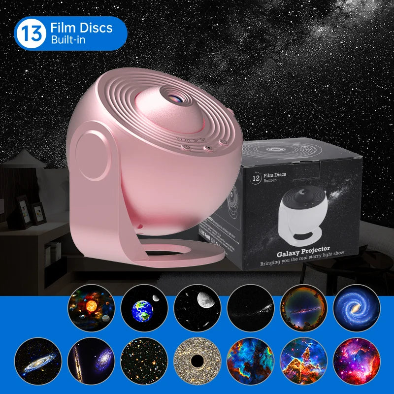 12 i 1 Nattljus Galaxy Projektor