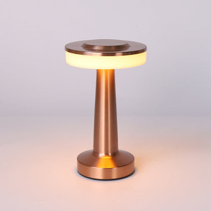 Bordlampa Metall LED Uppladdningsbar Dimmbar Ljus
