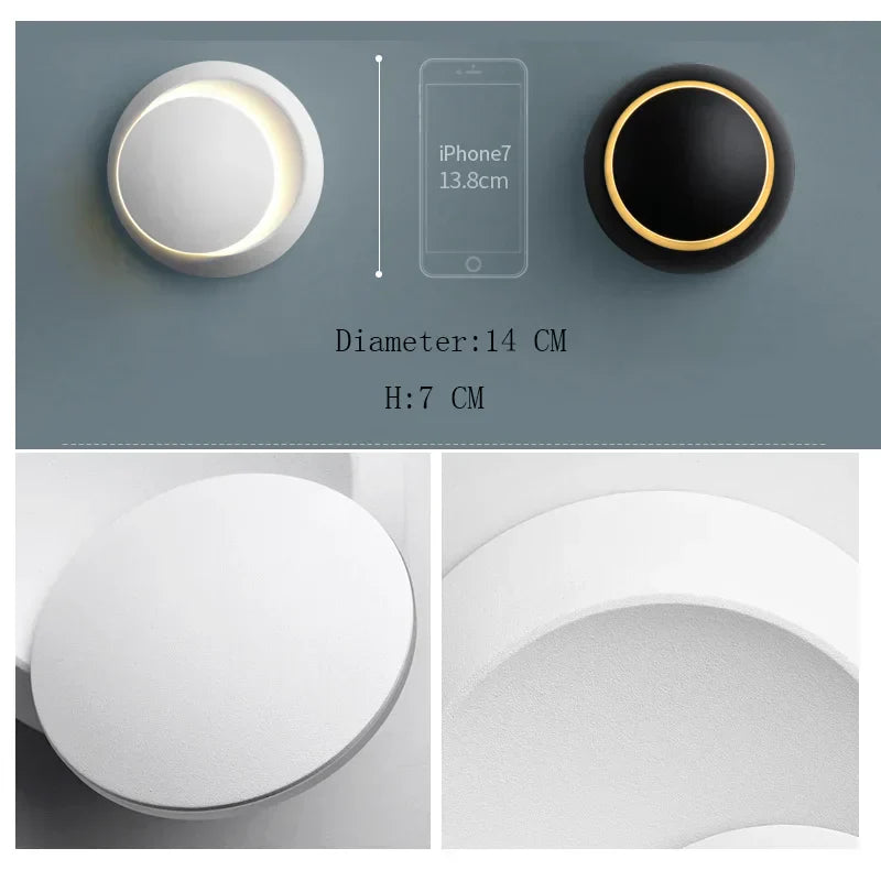 Vägglampa Justerbar LED Aluminium Sconces