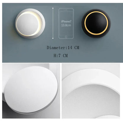 Vägglampa Justerbar LED Aluminium Sconces