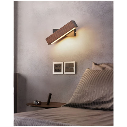 BrightCharm Lights - Modern trä-LED-lampa