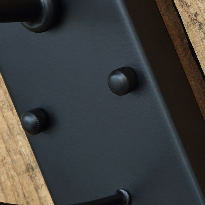 Vägglampa Rustik Svart Utomhuslampa