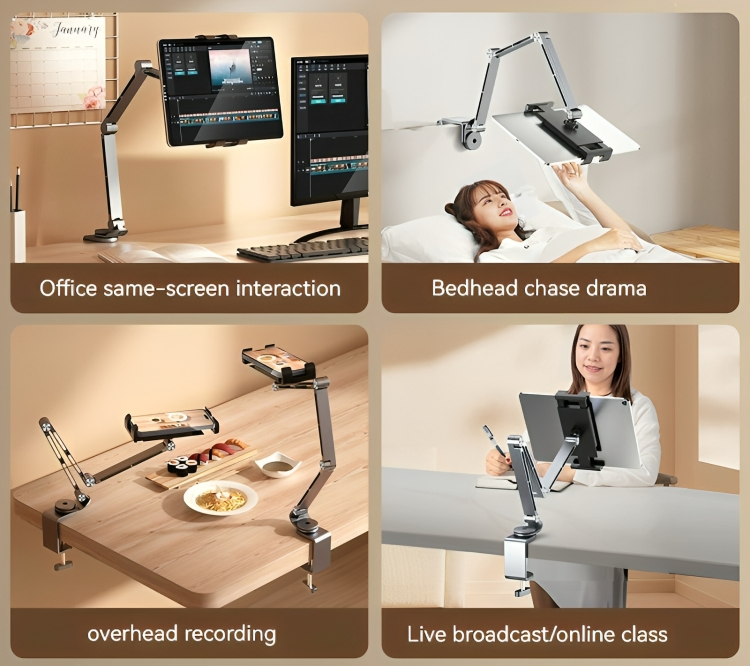 Carvallo - Stabiler Tablet- och mobilhållare i aluminium