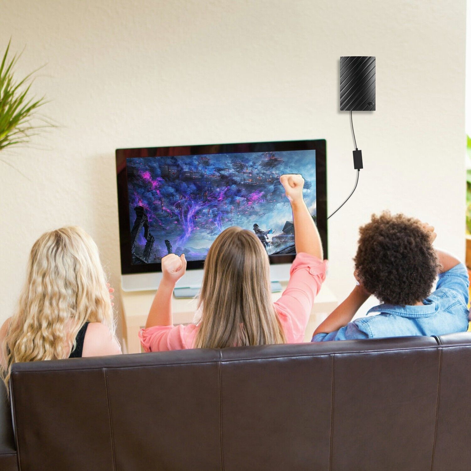 TV-antenn Inomhus 4K Lång räckvidd Antenn