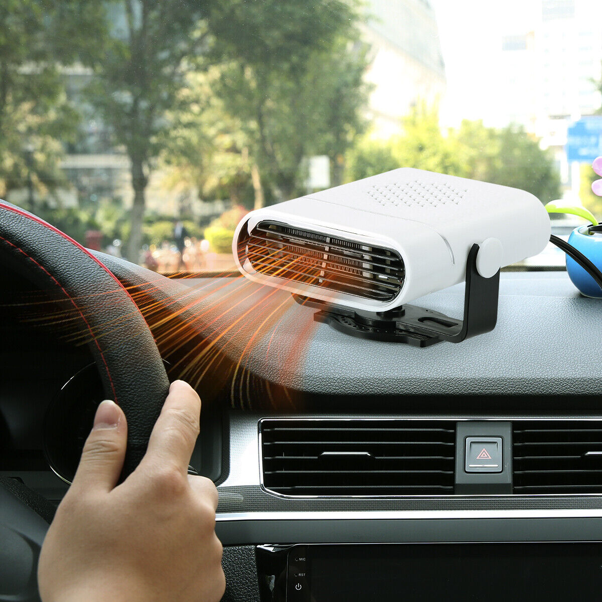 Carvallo - 12 V Bärbar Bilvärmare/Fönsteravfrosterare