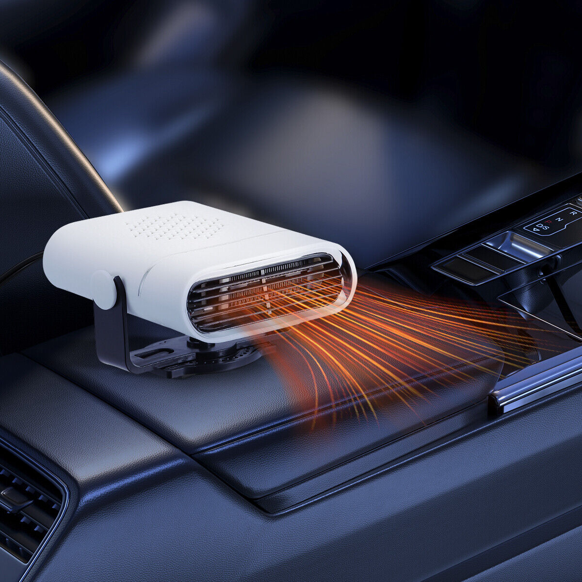 Carvallo - 12 V Bärbar Bilvärmare/Fönsteravfrosterare